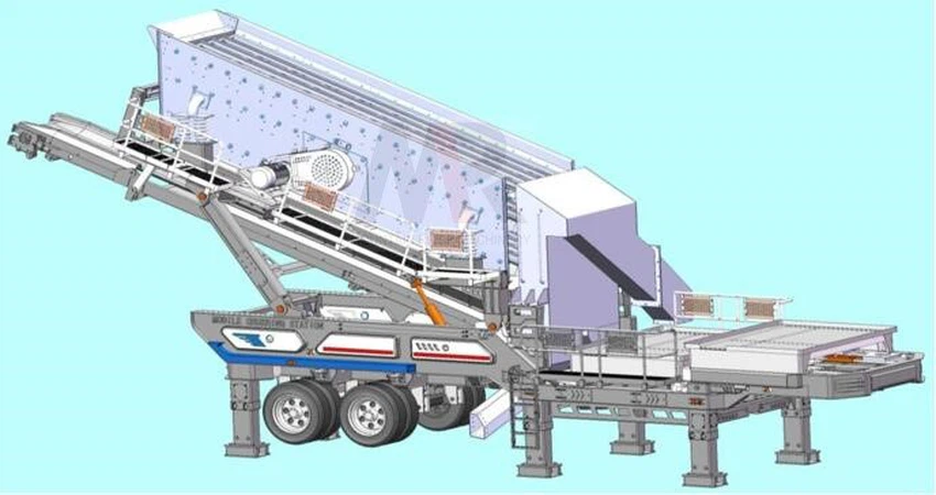 Screening mobile plant