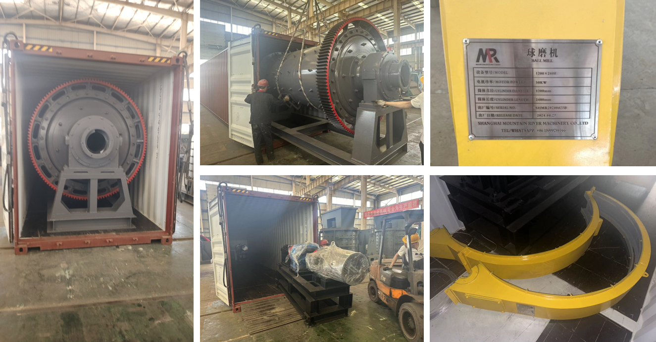 2-3tph Molino de Bolas para Moler Mineral de Grafito-Fotos del envío