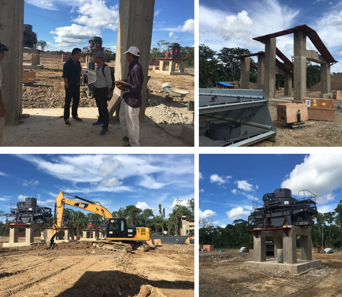 200tph Planta de Trituración de Piedras de Río-Fotos del lugar-1