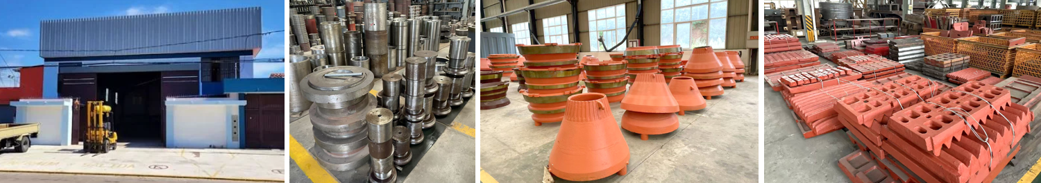 200tph Planta de Trituración de Piedras de RíoAlmacén de repuestos y accesorios