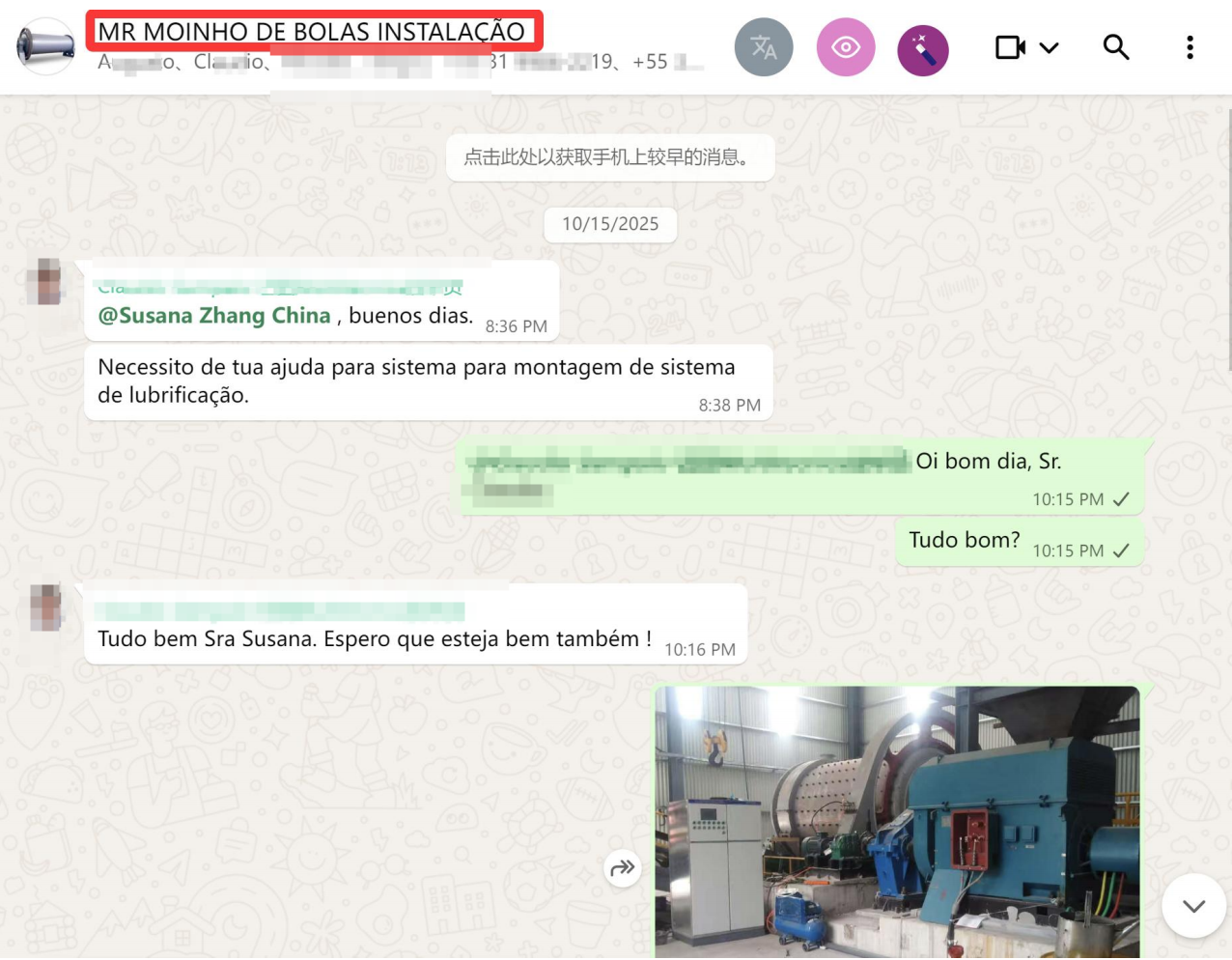 6tph Molino de Bolas para Moler Mineral de Manganeso-Comentarios del Cliente