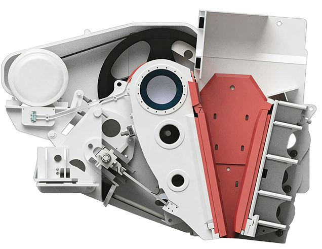 C Trituradora de Mandíbulas Estructura Interna