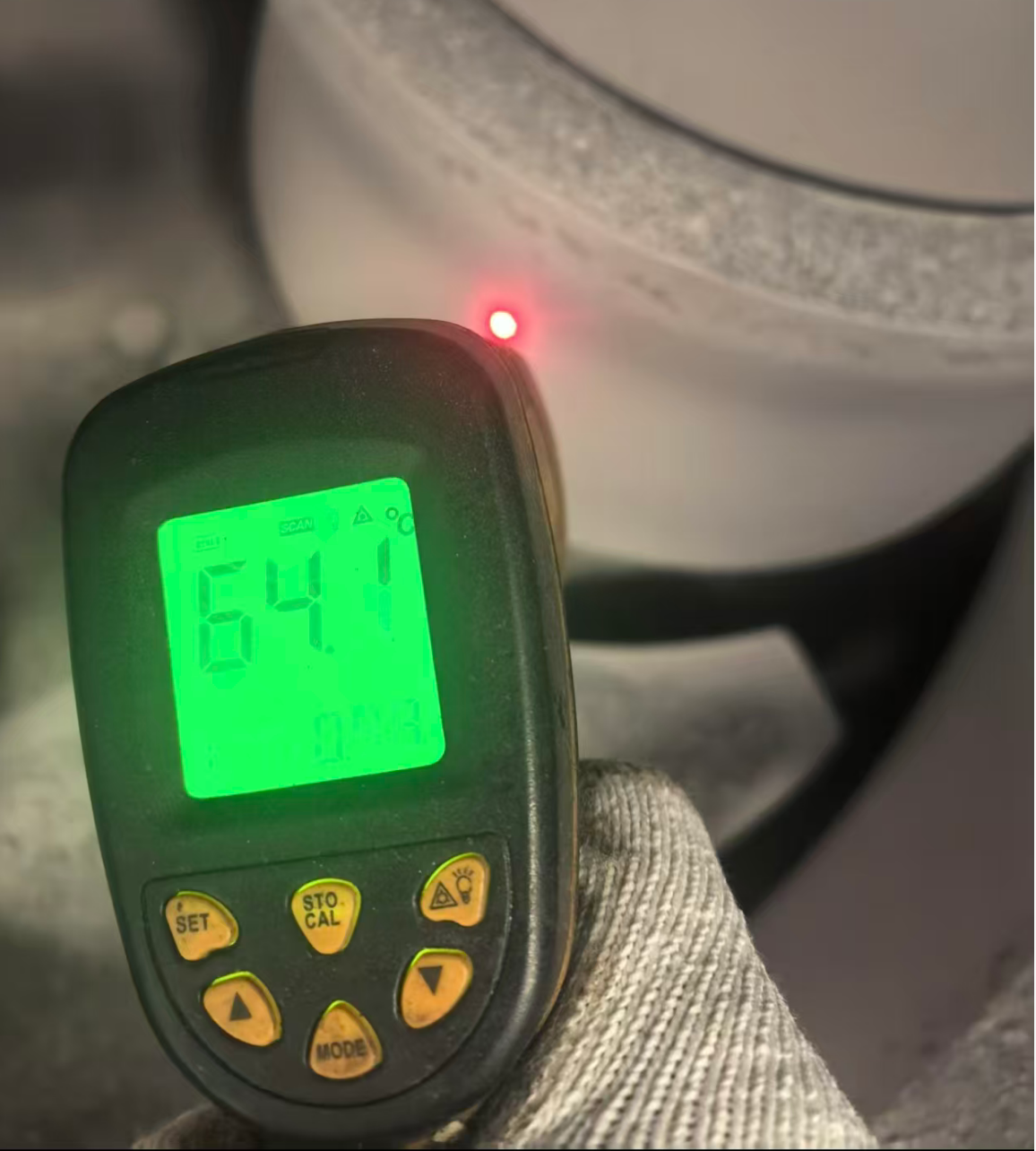 Molino Raymond MGW110-Coque de Petróleo-Temperatura de funcionamiento del equipo