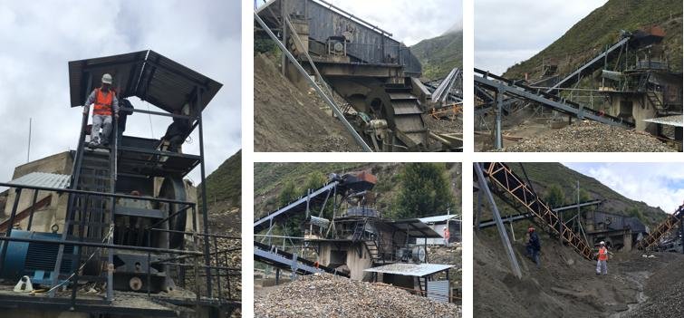 180~200 tph Planta de Trituración de Piedras de Río