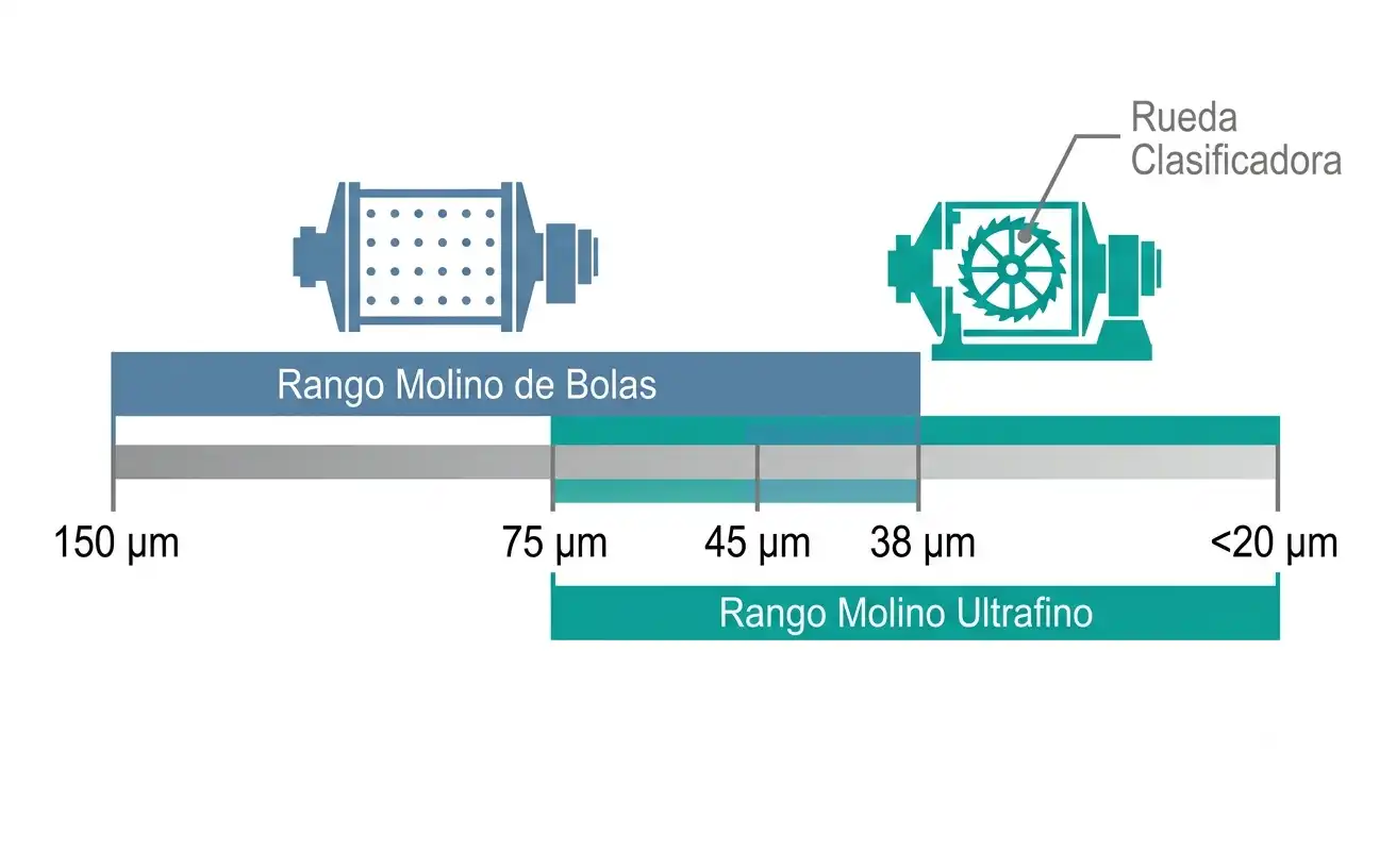 Molino de bolas horizontal vs molino ultrafino