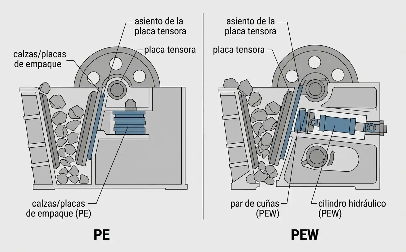dos mecanismos de ajuste